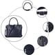 thumbnail image 5 of Bolso de mano de cuero para mujer, estilo vintage, suave, para el hombro, 5 of 6