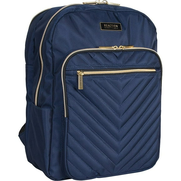 Mochila Kenneth Cole REACTION Chelsea Chevron 15" Azul marino