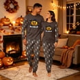 thumbnail image 5 of Playful Family Matching Halloween PJs Set, Cute Spooky Long Sleeve Sleepwear Loungewear Outfits for Family Movie Evening, 5 of 5