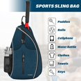 thumbnail image 4 of Mochila de tenis Ytonet resistente al agua 33x14x49 cm, 4 of 6