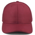 thumbnail image 3 of Daxton Premium Mid Profile Hat Semi Curved Visor Structured Cap 3 Pack - Black,Red,Pink, 3 of 5