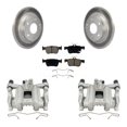 thumbnail image 1 of Transit Auto Rear Disc Brake Caliper Coated Rotors and Ceramic Pads Kit for Car Honda Civic Insight KCG-100025C, 1 of 11