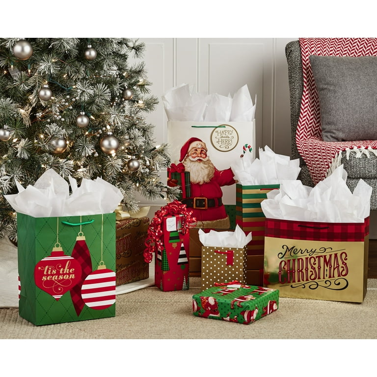 Hallmark All in One Christmas Gift Wrapping Set, Traditional (3
