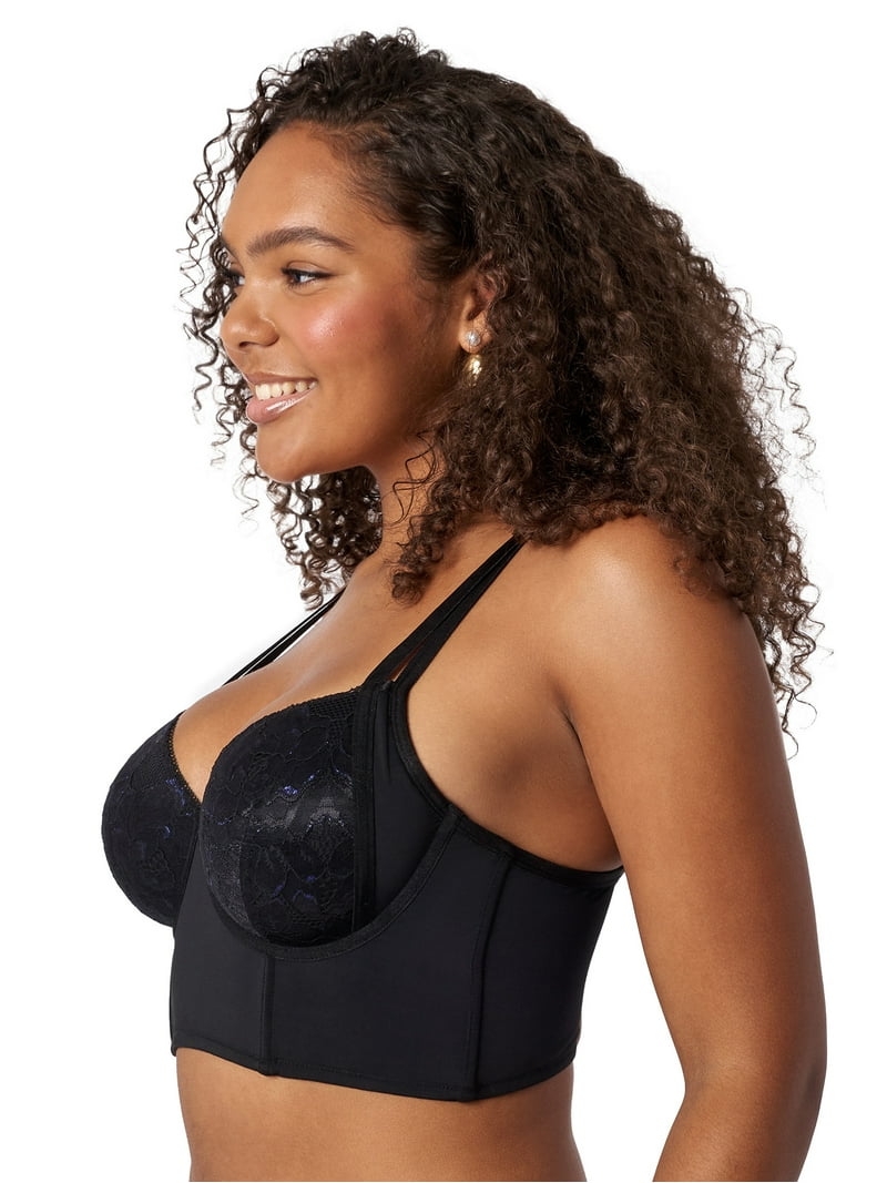 Adored by Adore Me Micro and Lace Lightly Lined Evalynn Longline