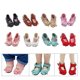 thumbnail image 4 of Gwong Juguete 1 par preciosos zapatos de muñeca Hebilla Diseño colorido arco nudo chicas muñecas zapatos para niños Gwong 30012459, 4 of 6