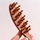 thumbnail image 2 of Handmade Sandalwood Wooden Hair Comb with Ergonomic Long Handle for Scalp Massage and Hair Growth, 2 of 4