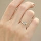 thumbnail image 2 of Anillo de piedra de luz de luna, exquisito anillo de mujer, anillo de diamantes brillantes ajustable, 2 of 3