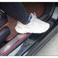 thumbnail image 2 of Red Car Door Sill Scuff Plate Protector Sticker Carbon Fiber Accessories 7CM, 2 of 5