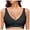 Black, variant on Deep V Petal Bras For Women Wireless Comfort Seamless Bralette Soft Support Everyday Wear T-Shirt Bra Lightweight Breathable