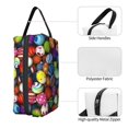 thumbnail image 5 of Uemuo Easter Eggs2 Pattern Portable Toiletry Bags with Handle, Waterproof travel Make up Bags for Women, Large Capacity Travel Cosmetic Bags, 5 of 9