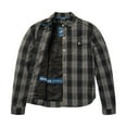 thumbnail image 3 of Indian Motorcycle Men's Canyon Plaid Shirt, Black | 2833179, 3 of 10