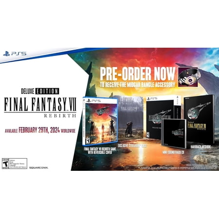 Final Fantasy VII 7 Rebirth Deluxe Edition + DLC Sony PlayStation 5 PS5 IN-HAND
