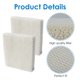thumbnail image 3 of Filtros de repuesto para humidificador VACUSHOP, compatibles con la serie Honeywell HFT600, 3 of 7