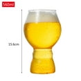 thumbnail image 3 of Uioepy Liquidation Plastic Gel Beer Mug 2Pc White Brandy Terrain Cup Host Beer Glass, Freezer Gel Chiller Double Wall Plastic Frozen Pint Glass Wine Glass Wine Glass, 3 of 5