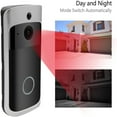 thumbnail image 1 of CNKOO WiFi Wireless Video Doorbell Smart Security HD 720P Camera and Chime  with PIR Motion Detection Night Vision 2-Way Audio-Silver, 1 of 6