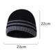 thumbnail image 2 of Gorro de invierno cálido de punto con puños lisos y estilo trineo, 2 of 5