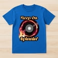thumbnail image 2 of Keep On Spinnin' T-Shirt – Retro Music Lover Theme – Unisex Casual Wear, 2 of 6