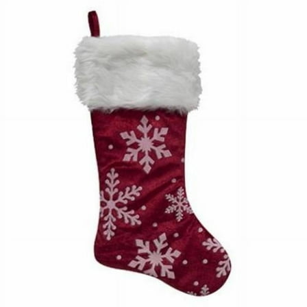 Dyno Seasonal Solutions 274676 20 in. Snowflake Stocking