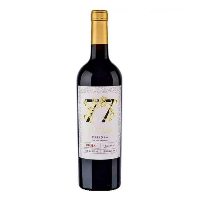 Pack de 4 Vino Tinto 77 Uvas Crianza Tempranillo 13.5º 750 ml 77 Uvas