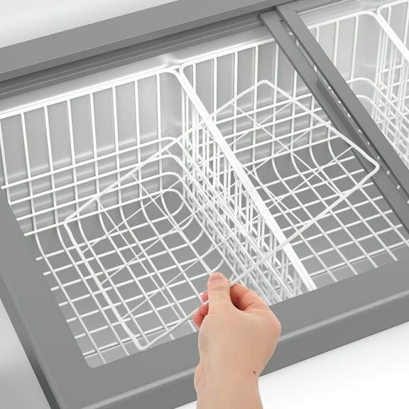 HOMEMAXS  Refrigerator Storage Partition Fridge Organization Board White