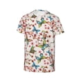 thumbnail image 3 of Fuzoiu Watercolor Floral With Butterflies Print Boys' Casual T-Shirt,Crewneck Undershirts,Boys Athletic Shirt,Short Sleeve T-Shirts for Outdoor Play, 3 of 7