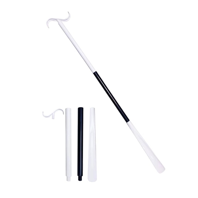 E Multi Functional Dressing Aid For Elderly And Pregnancy Assistance Long Handle Sock Shoe Horn Dressing Stick Mobility Helper