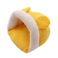 thumbnail image 2 of Saco De Dormir De Ardilla Hámster De Ratón Para Mascotas Peque?o Algodón Invierno Casa Cálida Nido Amarillo Sunnimix Nido de dormir de hámster, 2 of 6