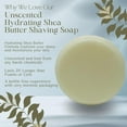 thumbnail image 3 of Women's Unscented Shea Butter All Natural Shaving Soap – Ideal for Sensitive Skin, Long Lasting, and Perfect for Shaving Legs – Moisturizes and Rehydrates Skin, 3 of 8