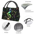 thumbnail image 4 of Balery Music Notes Bolsa de Aislamiento Portátil – Bolsa de Almuerzo con Forro de Aluminio Mejorado, Funda Impermeable y Fácil de Limpiar para Picnic y Caja de Almuerzo, 4 of 6