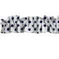 thumbnail image 6 of Polka Dots Cotton Curtain Sleeve Topper Window Treatment, 6 of 11
