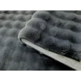 thumbnail image 4 of GLORY RUGS Area Rugs Bubble Soft Faux Rabbit Fur Rug 8x10 Polar Gray Plush Carpet Shag Cozy Fluffy Rug Non Slip Rugs, Machine Washable Shaggy Area Rug Bedroom Living Room and Dining Room., 4 of 5