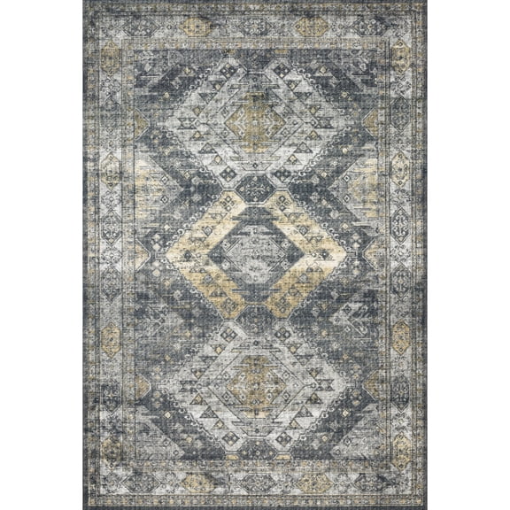 Loloi Skye Graphite / Silver 6'-0" x 9'-0" Area Rug
