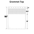 thumbnail image 5 of Hospital Privacy Curtain Bed Divider Cubicle Curtain Flame Resistance-Washable-Made with mesh and Grommets 12' Wide x 8.50' Long, 5 of 6