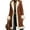 Brown, variant on Ruimatai Women's Faux Shearling Coat Long Warm Winter Jacket with Fleece Lining, Brown Mid-Length Outerwear for Casual Style and Comfort