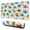 White Cartoon Dinosaurs-2, variant on Long Mouse Pads for Desk,White Cartoon Dinosaurs Pattern Desk Mats on Top Of Desks, Desk Mouse Pad Extra Large with 3mm Non-Slip Base and Stitched Edge for Gaming,Office,Work,Home 31.5"x11.8"