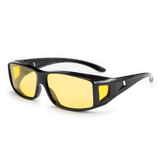 Gafas de conducción nocturna FEISEDY B2593 con lente amarilla polarizada
