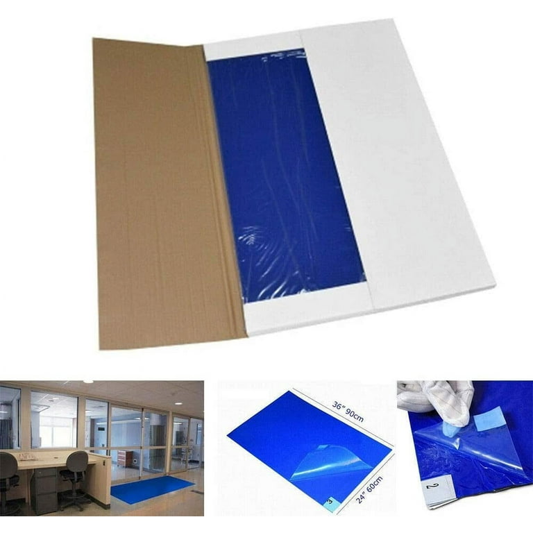 INTBUYING 24*36Inch Tacky Sticky Mat for Clean Room Construction