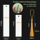 thumbnail image 2 of 90Pcs Sublimation Blank Bookmarks, Sublimation Blank Products DIY Bookmark Craft Projects Sublimation Double Sublimation, 2 of 5
