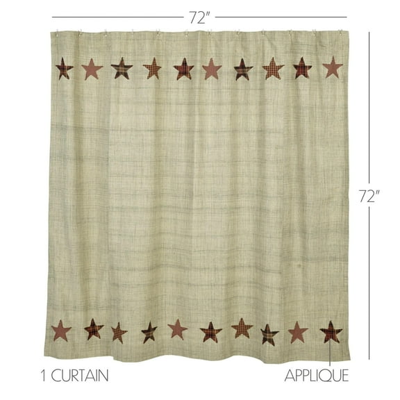 Abilene Star Shower Curtain