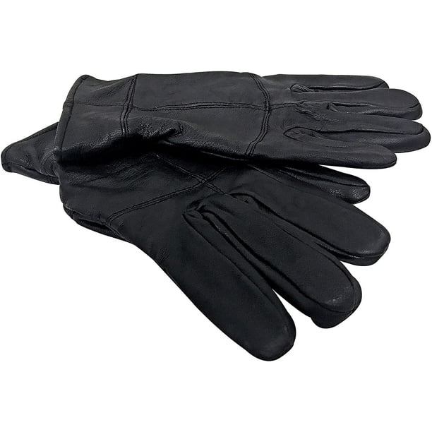Mens 3M 40 gram Thermal Insulated Fleece Lined Winter Leather Gloves