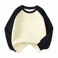 thumbnail image 5 of Abtuhar Fall Crew Neck Raglan Pullover Sweatshirt for Boys and Girls Casual Tops for 3-15 Years, 5 of 5