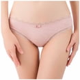 thumbnail image 2 of HUPOM Women'S Cotton Underwear Underwear For Women Briefs Leisure Tie Seamless Waistband Multi-color M, 2 of 9