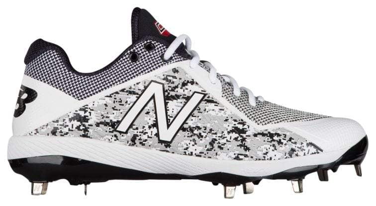 new balance men's l4040v4 synthetic low metal cleats