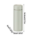 thumbnail image 3 of FHBVT Stainless Steel Mini Insulated Cup 280ml Compact Travel Water Bottle Stylish Design for Hot Cold Drinks Ideal for Coffee Tea Water Perfect for Active Lifestyles Sports and Daily Use on the Go, 3 of 6