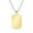 Gold-Tone, variant on Mens X-Large Men's Military Dog Tag Pendant Necklace Black Gold Silver 24" Chain