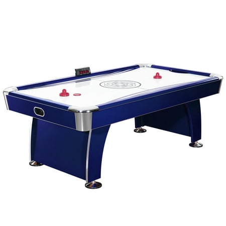 Hathaway Phantom 7.5-Foot Air Hockey Game Table with Electronic Scoring, Dual Blowers and Automatic Return