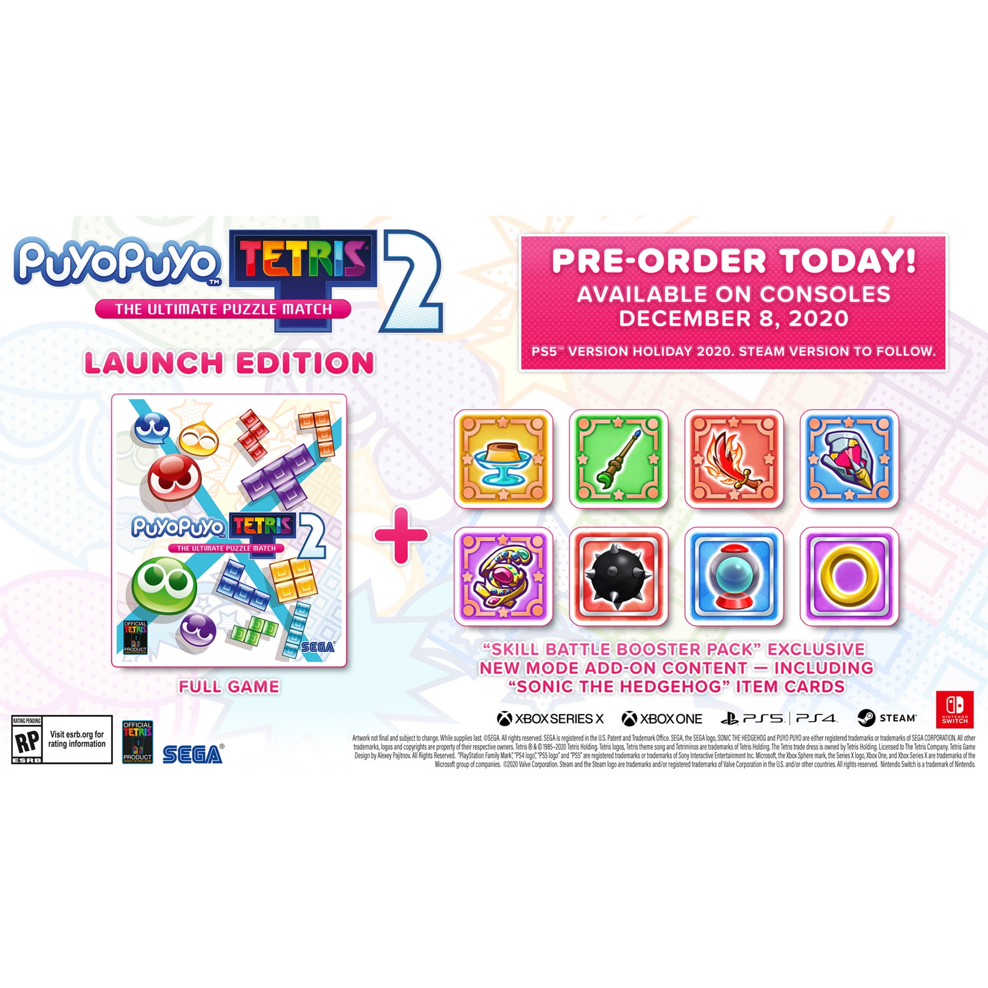 Puyo Puyo Tetris 2 Sega For Playstation 4 Physical Edition Walmart Com Walmart Com