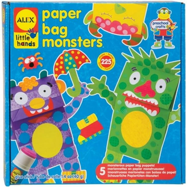 Alex Toys 1512 Sac en Papier Monstres Kit-