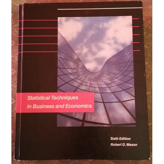 Pre-Owned Statistical Techniques in Business and Economics (Irwin Series in Quantitative Analysis for Business)
