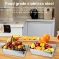 thumbnail image 3 of 1/2/3/4Pcs Bread Loaf Pan for Baking Stainless Steel Rectangular Meatloaf Baking Pan Loaf Tin Pan for Homemade Banana Bread, 3 of 7